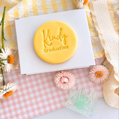 Kindy Graduation Text Stamp (SweetP)