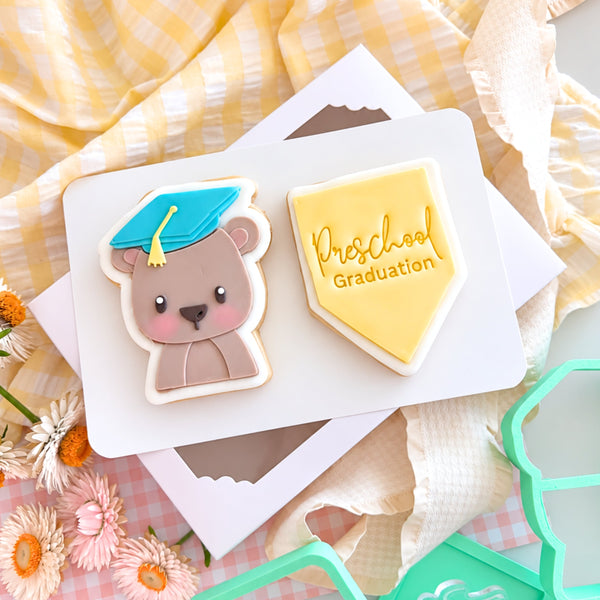 Preschool Graduation Text Stamp (SweetP)
