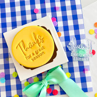 Thanks For A Great Season Text Stamp (SweetP)