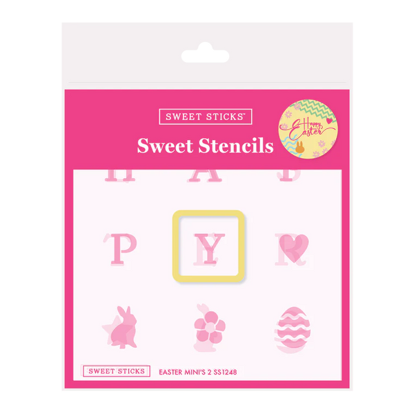 Happy Easter Stencil & Cutter Set (Sweet Sticks)