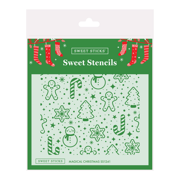 Magical Christmas Sweet Stencil (Sweet Sticks)