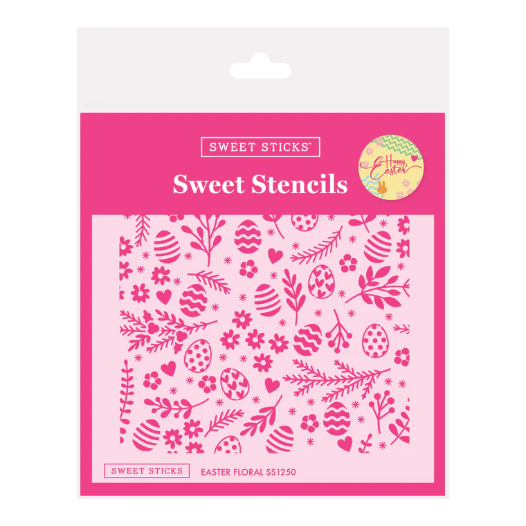 Easter Floral Stencil (Sweet Sticks)