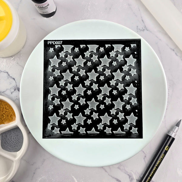 Scattered Stars Pattern Plate