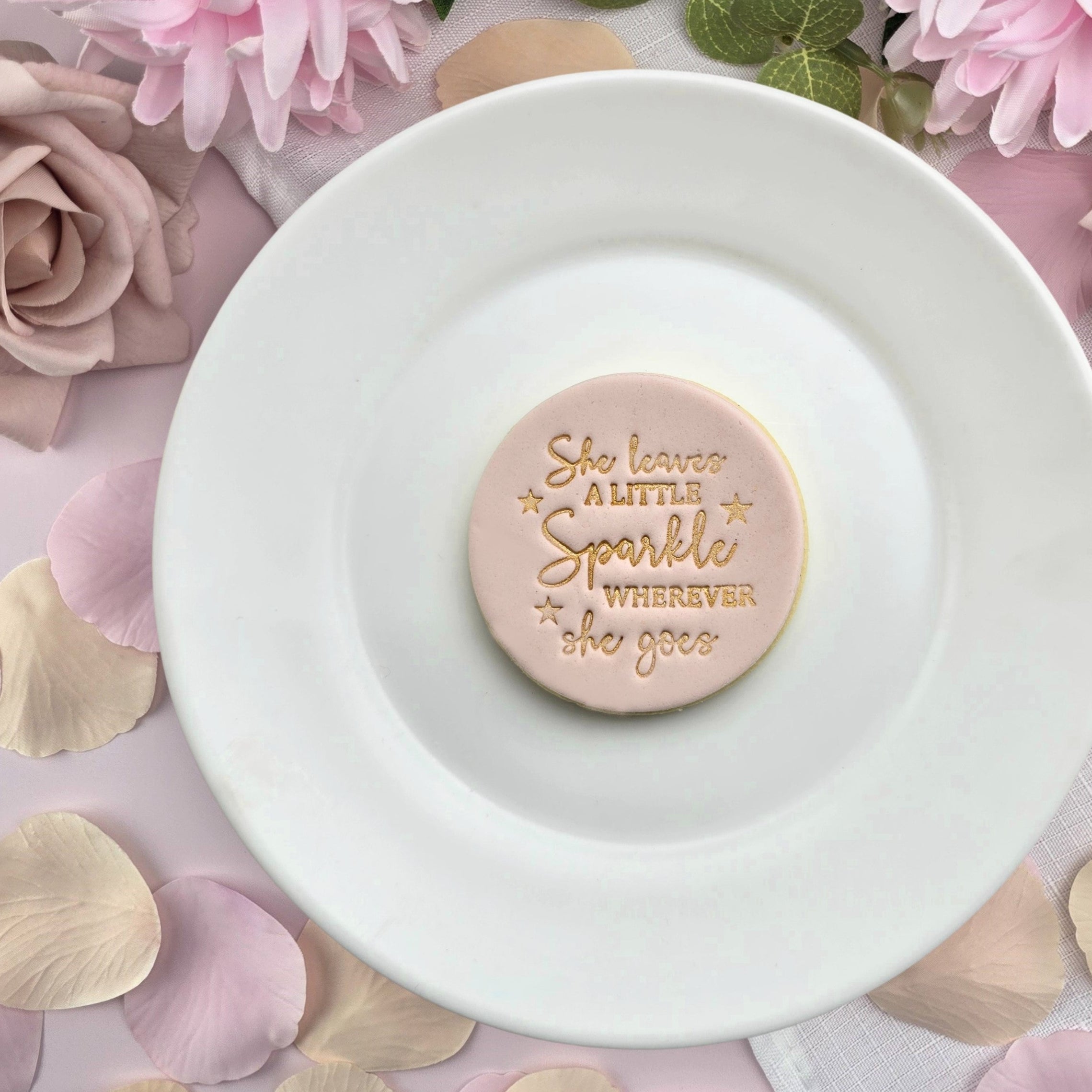 She Leaves A Little Sparkle Wherever She Goes Embosser