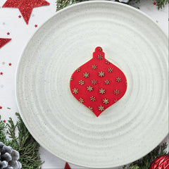 Snow Flakes Pattern Plate