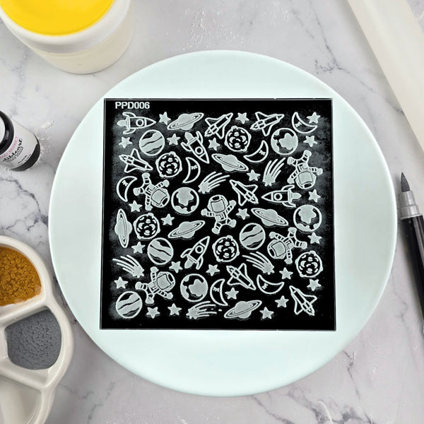 Space Pattern Plate
