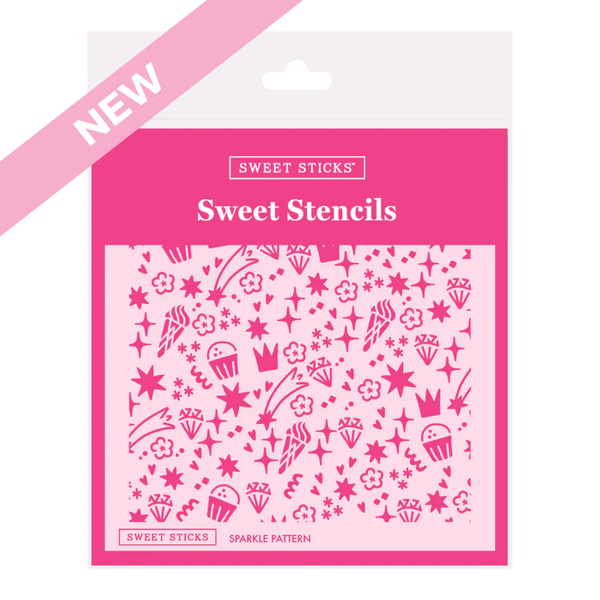 Sparkle Pattern Stencil (Sweet Sticks)