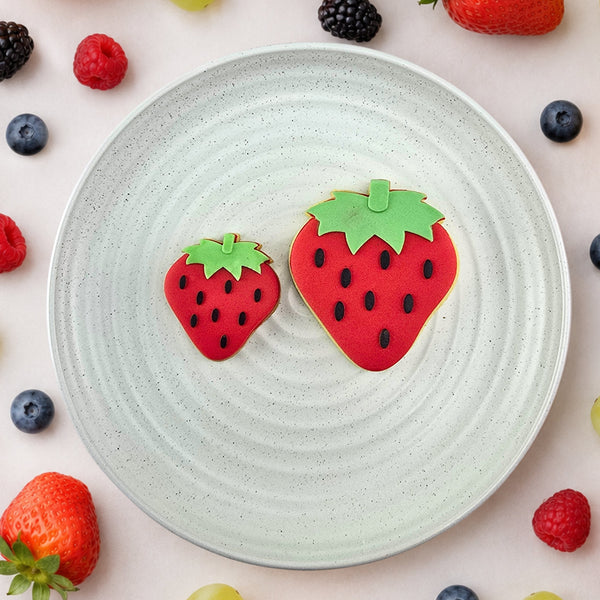 Strawberry Cutter & Debosser Set