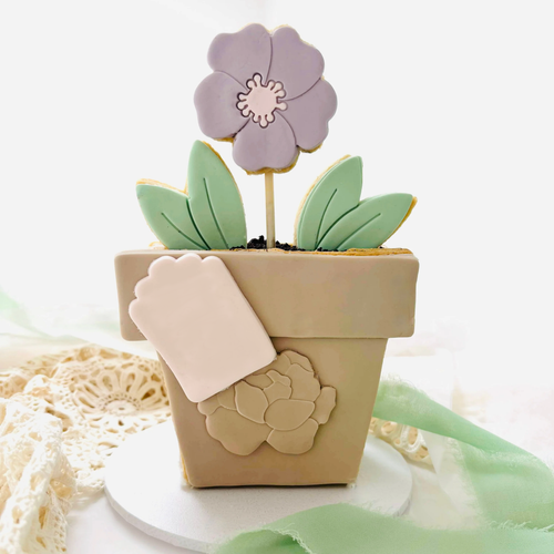 3D Flower Pot + Flowers Bento Full Set (SweetP)