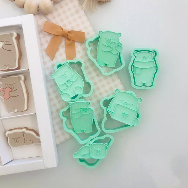Papa Bear - Bento Minis Cutter Full Set (SweetP)
