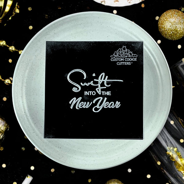 Swift Into The New Year Debosser