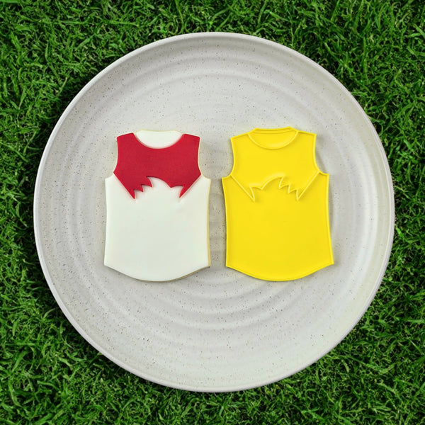 AFL Football Team Guernsey Cutter & Embosser Set