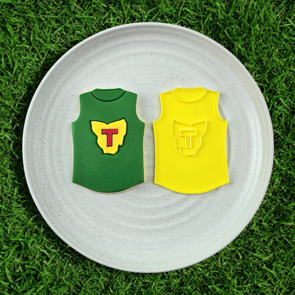 AFL Football Team Guernsey Cutter & Embosser Set