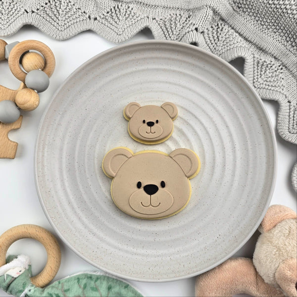Teddy Bear Head Cutter & Debosser Set