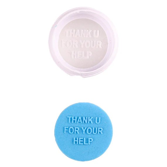 Thank U For Your Help Mini Message (Sweet Sticks) | Custom Cookie Cutters