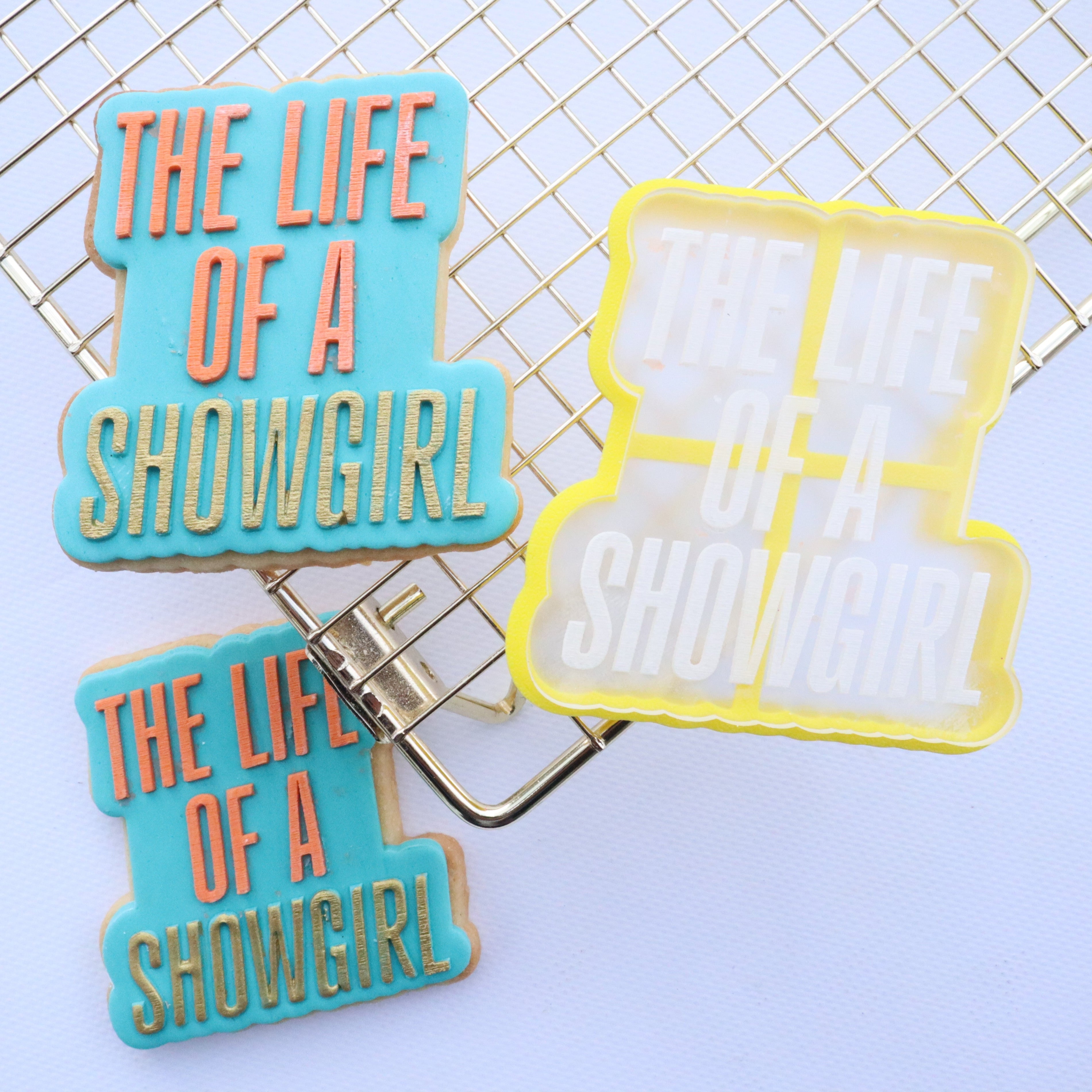 The Life Of A Showgirl Cutter & Debosser Set