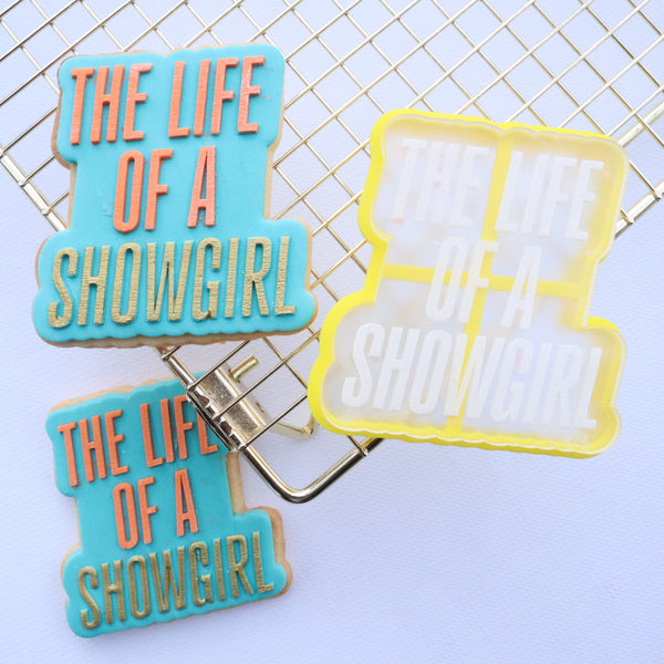 The Life Of A Showgirl Cutter & Debosser Set