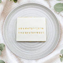 Tiny Lowercase Letter Stamps