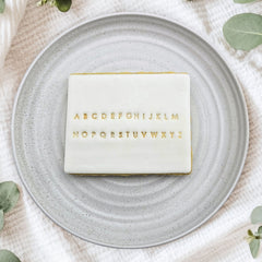Tiny Uppercase Letter Stamps