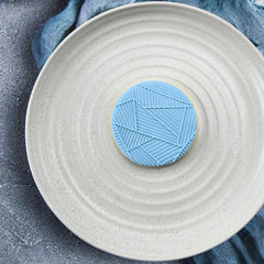 Triangle Lines Pattern Plate