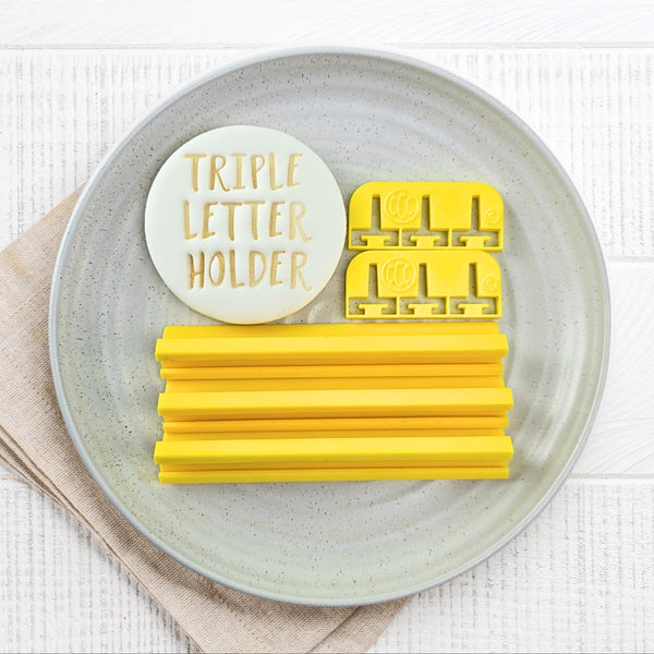 Triple Letter Bar Holder