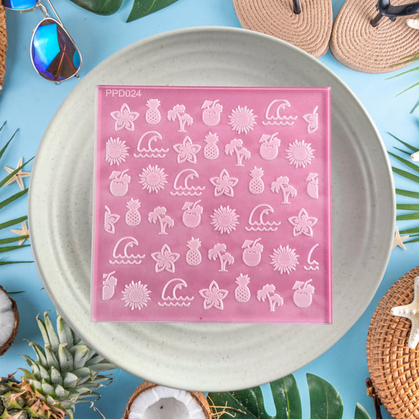 Tropical Pattern Plate
