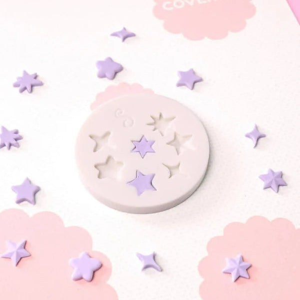 Twinkle Stars - Small Savvy Shapes Silicone Mould (Savvy Cakes)