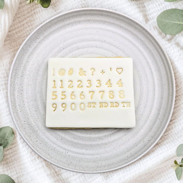 Typewriter Letter Stamps