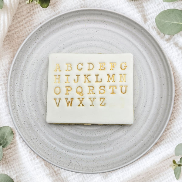 Typewriter Letter Stamps