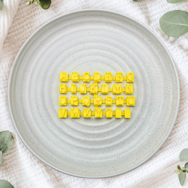 Typewriter Letter Stamps