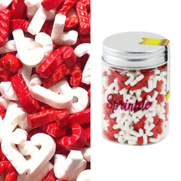 Candy Cane Sprinkles 100g