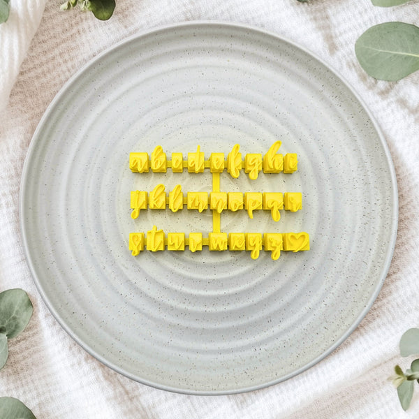 V2 Script Letter Stamps