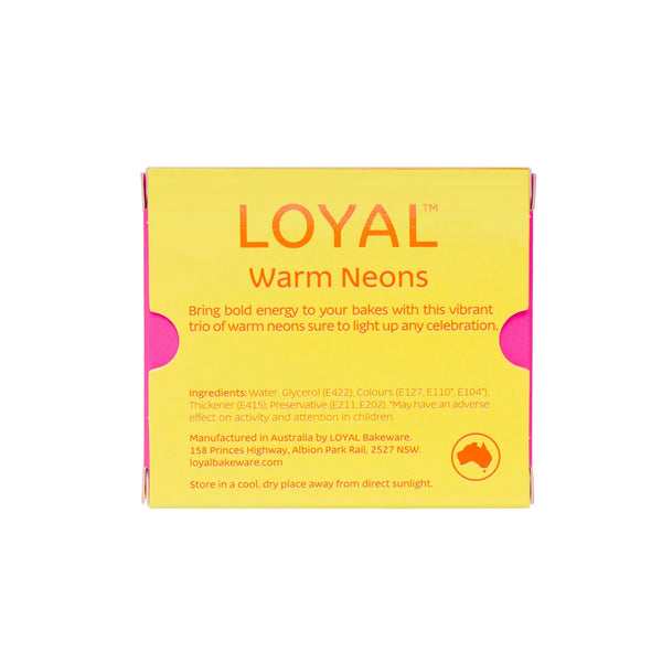 Gel Colour Warm Neons Pack 20mL (Loyal)