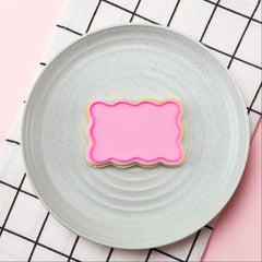 Wavy Rectangle Cutter & Debosser Set