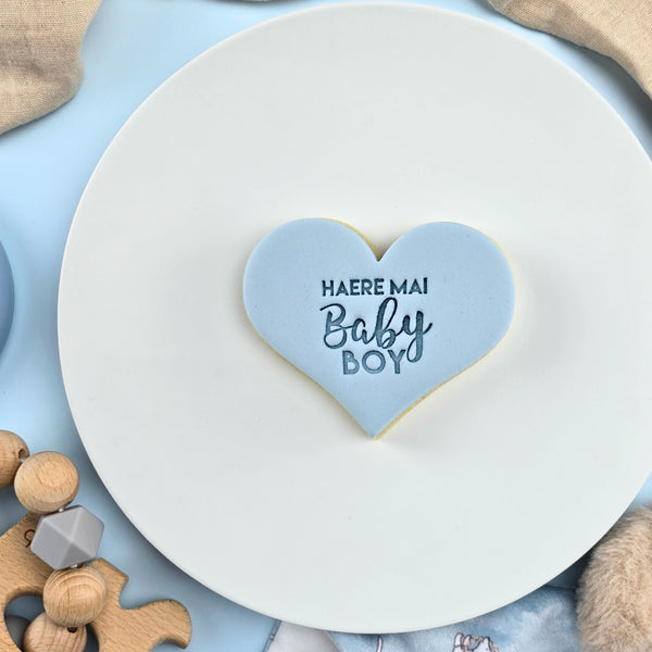 Haere Mai Baby Boy (Welcome Baby Boy) Maori Embosser