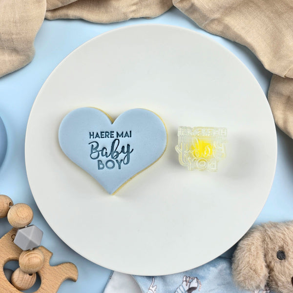 Haere Mai Baby Boy (Welcome Baby Boy) Maori Embosser