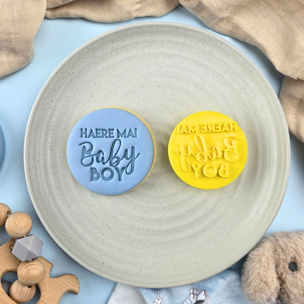 Haere Mai Baby Boy (Welcome Baby Boy) Maori Embosser
