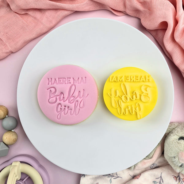 Haere Mai Baby Girl (Welcome Baby Girl) Maori Embosser