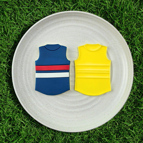 AFL Football Team Guernsey Cutter & Embosser Set