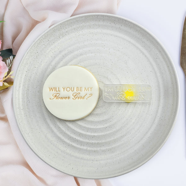 Will You Be My Flower Girl? Embosser