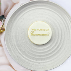 Will You Be My Groomsman? Debosser