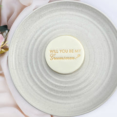 Will You Be My Groomsman? Embosser