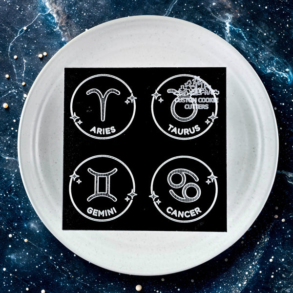 Zodiac Sign Mini Debossers