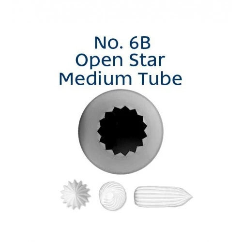 Piping Tip Open Star #6B (Loyal)