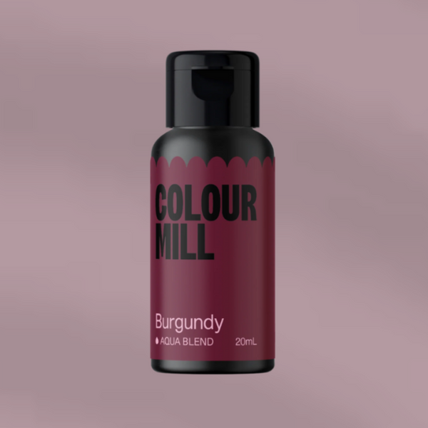 Burgundy Aqua Blend Colouring 20ml