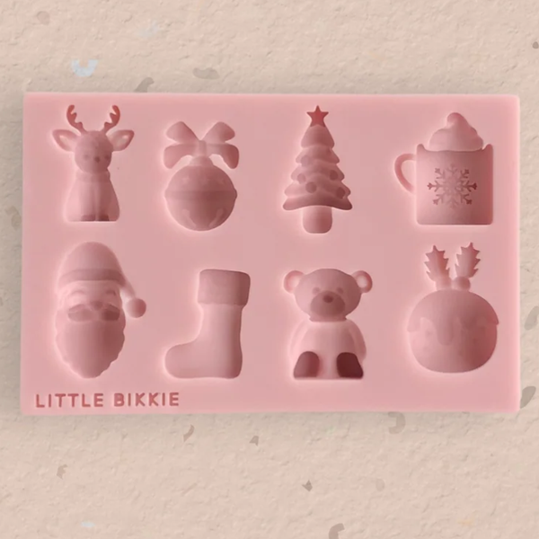 Christmas #2 Assorted Silicone Mould (Little Bikkie)