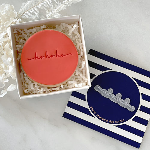 Ho Ho Ho Tiny Text Stamp (Little Biskut)