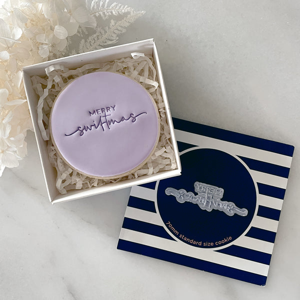 Merry Swiftmas Tiny Text Stamp (Little Biskut)