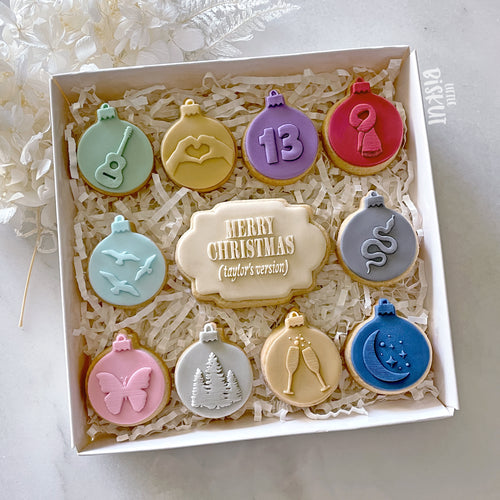 Merry Christmas (Taylor's Version) Cutter & Debosser Set (Little Biskut)