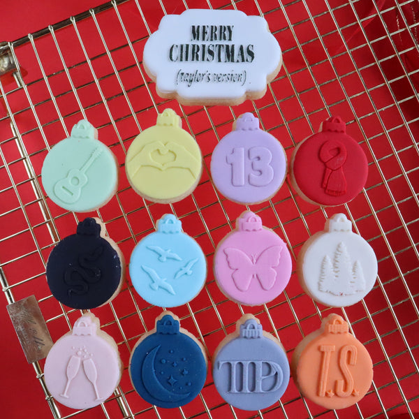 Merry Christmas (Taylor's Version) Cutter & Debosser Set (Little Biskut)